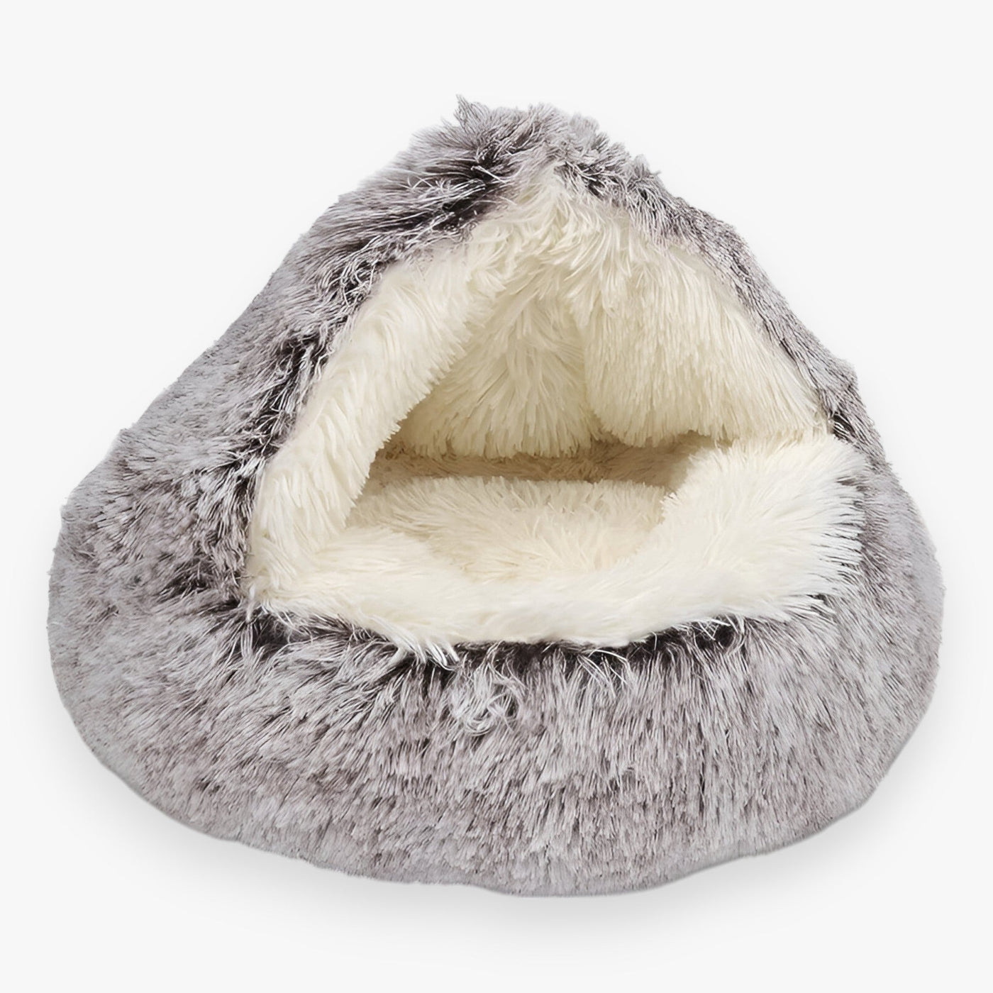 Soft Winter Pet Bed with Washable Cover and Non-Slip Base