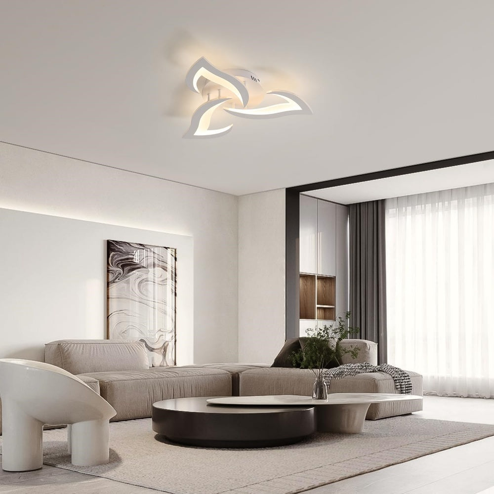 Modern Flower-Shaped LED Ceiling Light for Home Décor