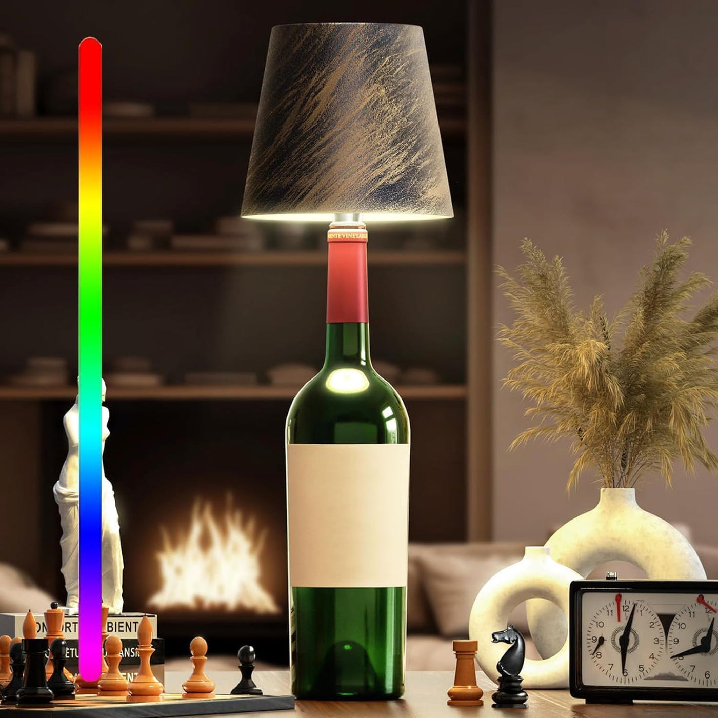 Rechargeable Touch Control Bottle Lamp LED