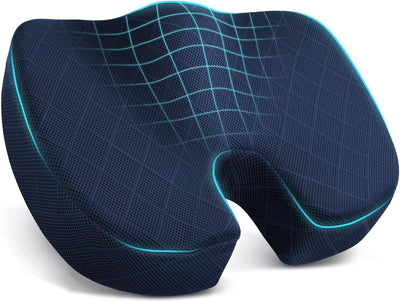 Memory Foam Seat Cushion for Office, Car, and Travel