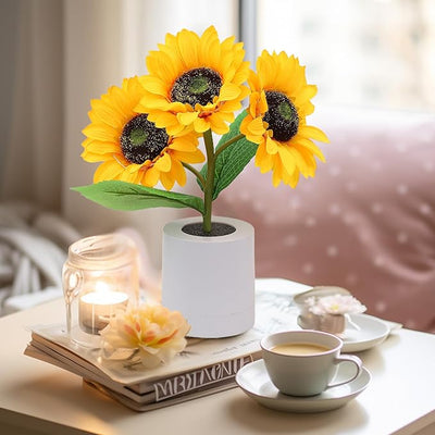 Shimmering Sunflower LED Table Lamp