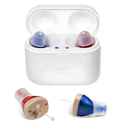 Invisible Rechargeable Hearing Aids for Adults