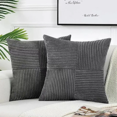 Plush Throw Pillow with Hidden Zipper