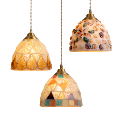 Colorful Glass Pendant Lamp for Dining Table and Living Room
