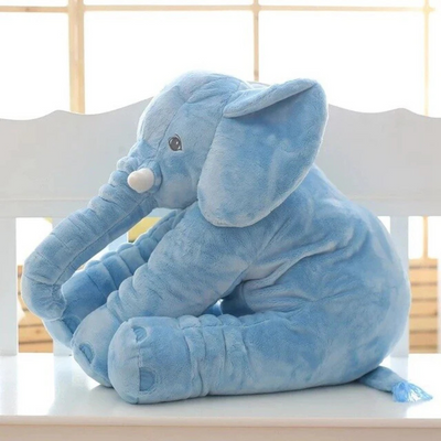 SnuggleTrunk Soft Plush Elephant Cuddle Cushion