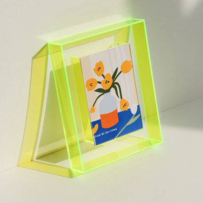 Clarity II Acrylic Modern Color Photo Frame