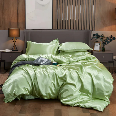 Rayon Bedding Set with Soft Breathable Duvet Cover