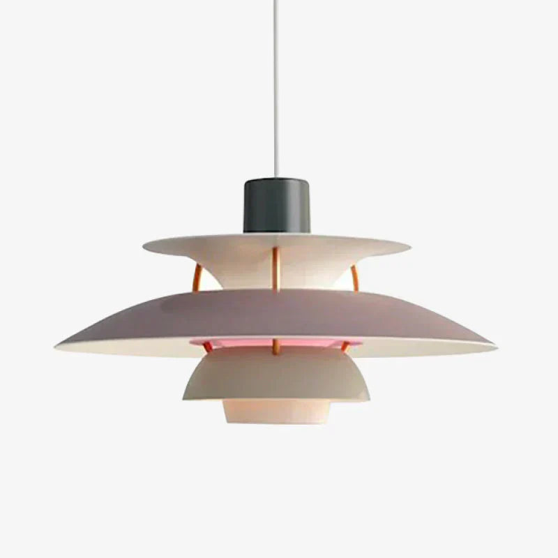 Modern Morandi LED Pendant Light – E27 Metal Shade