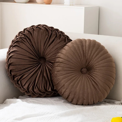Plush Throw Pillow with Hidden Zipper