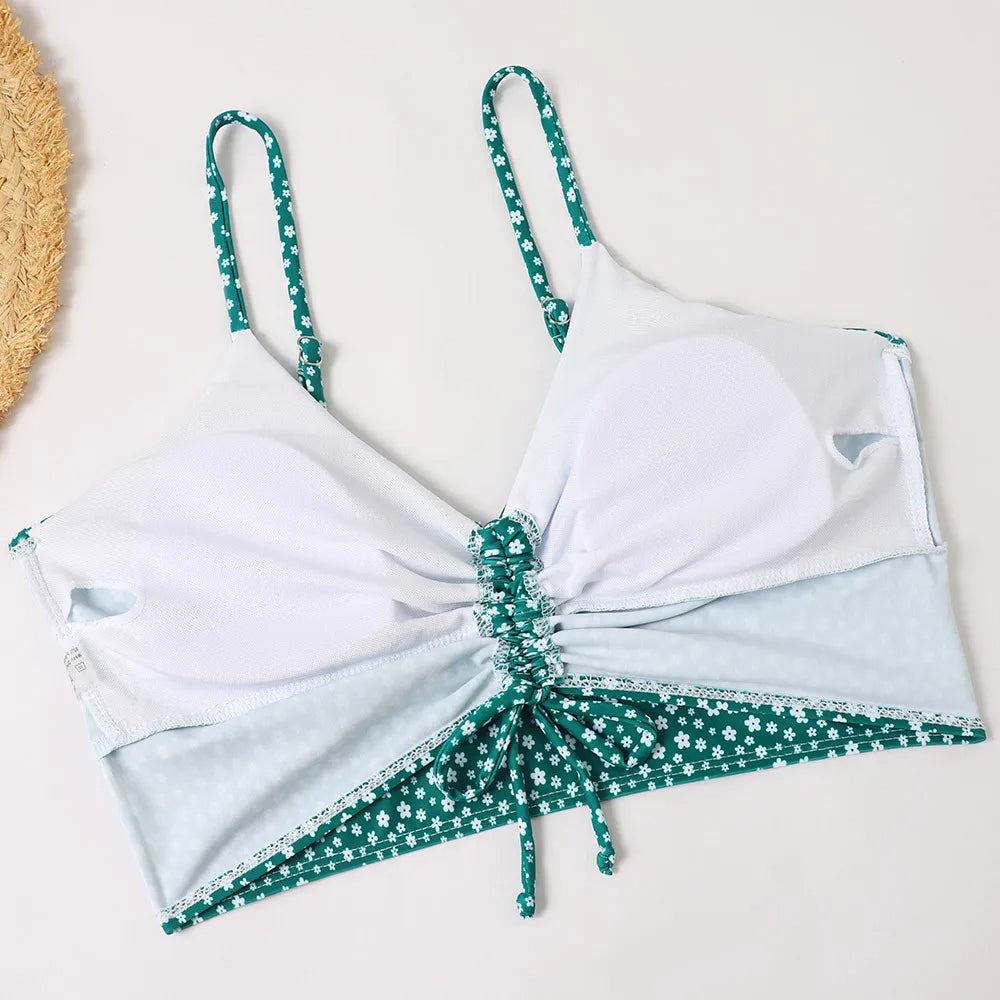 Women’s Floral High-Waist Bikini Set
