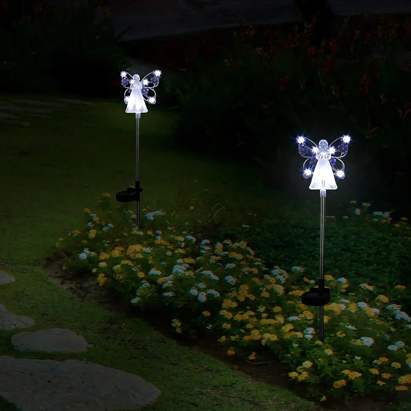 Solar Angel LED Garden Light for Outdoor Decoration