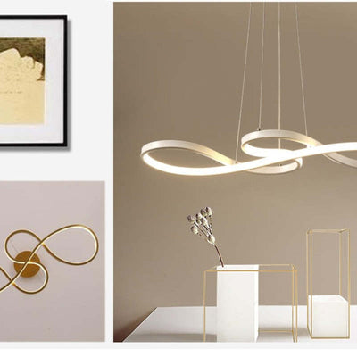 Musical Note LED Pendant Light – Modern Acrylic Ceiling Lamp