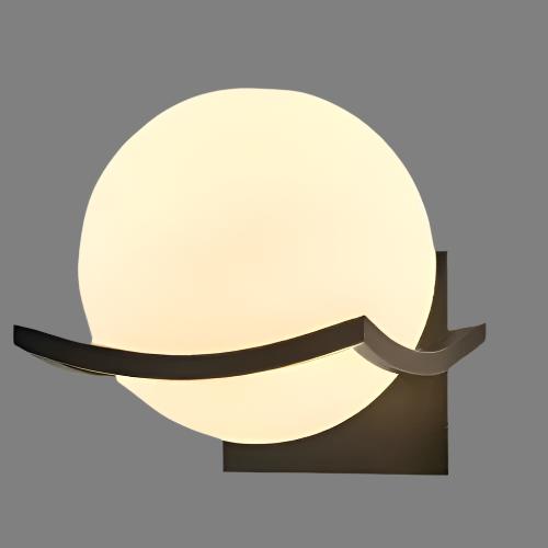 Modern LED Wall Lamp with Glass Panel