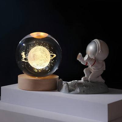 Luminous Crystal Ball LED Night Light Decor