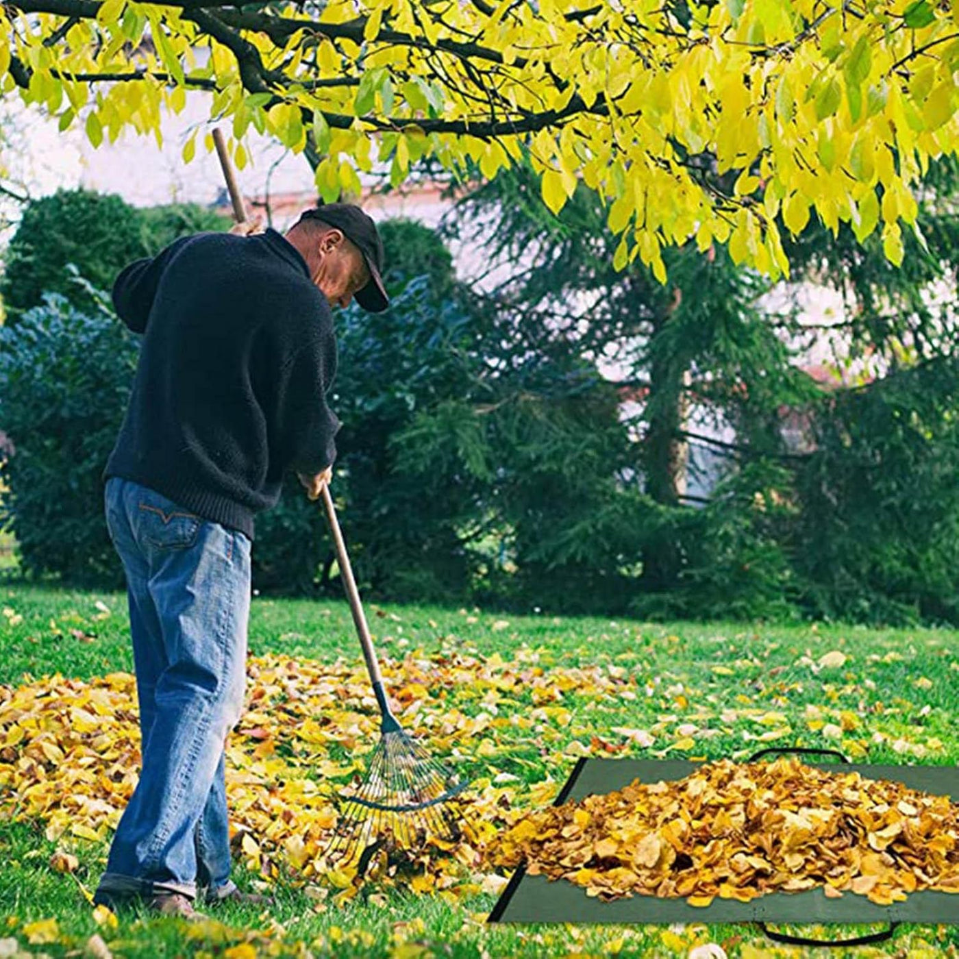 Foldable Garden Waste Bag – Durable Leaf Collector