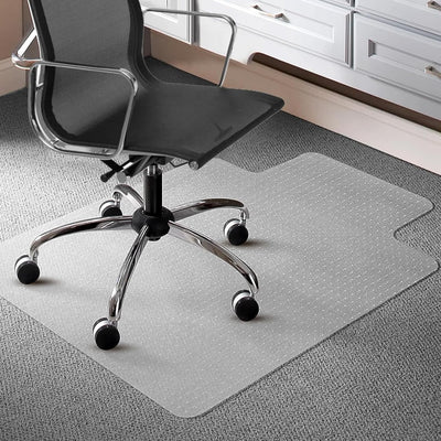 Myrida Clear PVC Office Chair Mat for Low-Pile Carpet Floors