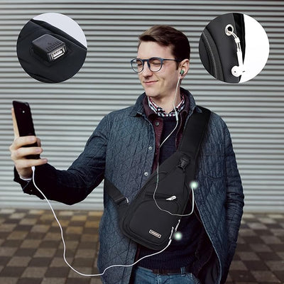Waterproof Sling Bag for Travel and Hiking