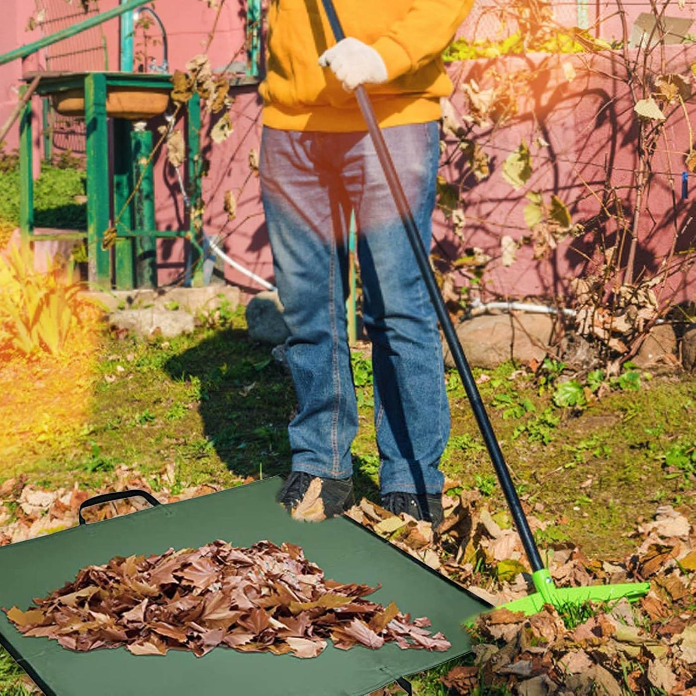 Foldable Garden Waste Bag – Durable Leaf Collector