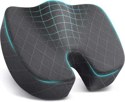 Memory Foam Seat Cushion for Office, Car, and Travel