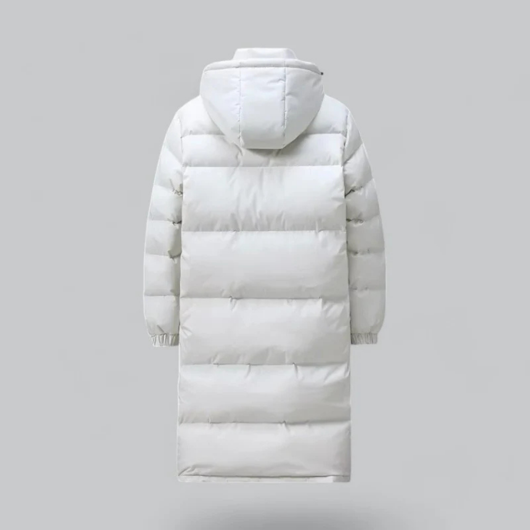 Men’s Long Hooded Puffer Winter Coat Warm