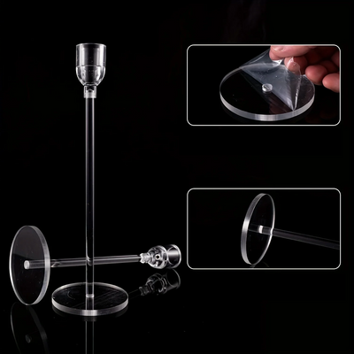 LumenAcry Acrylic Candle Holder Set (3-piece)