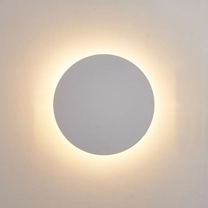 GlowNight – Metal Round Wall Light for Bedroom