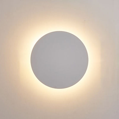 GlowNight Metal Round LED Wall Light
