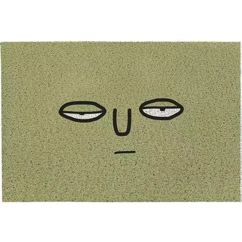 Mood Emoji Doormat Funny Welcome Mat Polyester Non-Slip