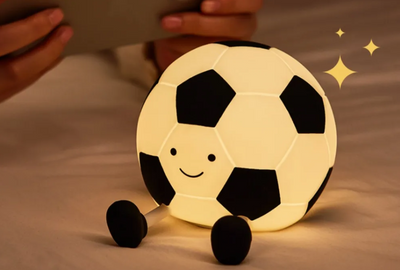 Rechargeable Soccer Ball Silicone Night Light – GlowKick