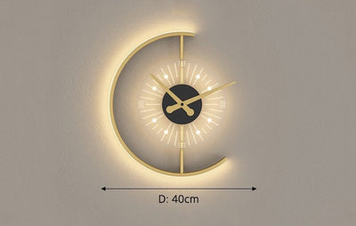 LED Wall Clock with Backlight – Silent Quartz