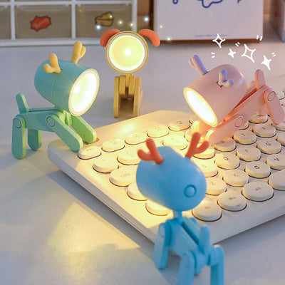Mini LED Night Light with Cute Cartoon Animal Design