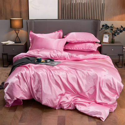Rayon Bedding Set with Soft Breathable Duvet Cover