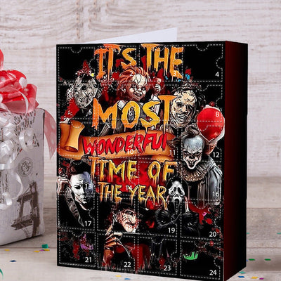 Halloween Horror Movie Advent Calendar with Collectible Figures