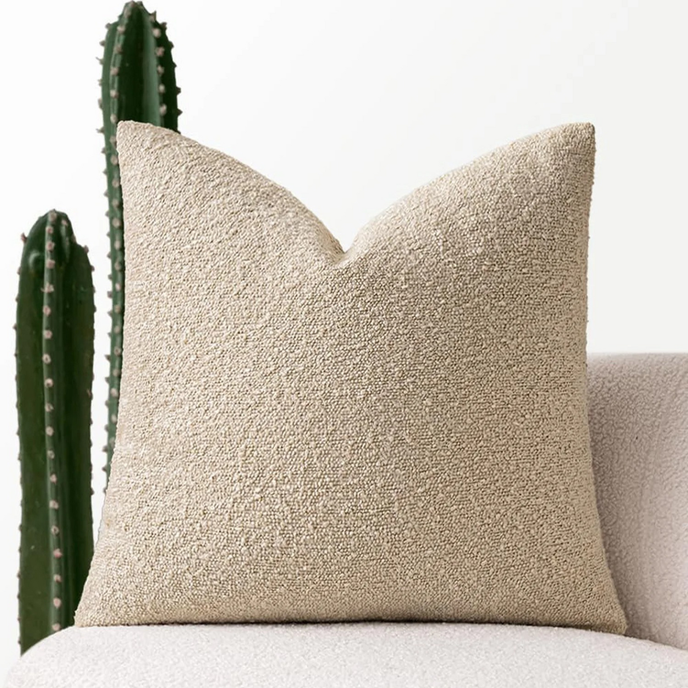Tulum Boucle Cushion Cover 45x45cm Decorative Pillow
