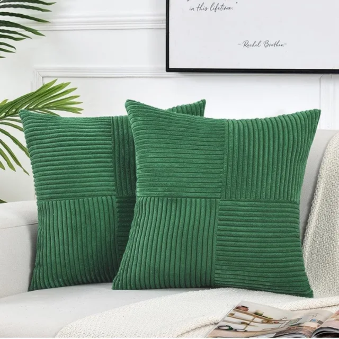 Plush Throw Pillow with Hidden Zipper