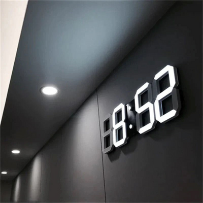 Modern 3D LED Wall Clock – Digital Eye‑Catching Display