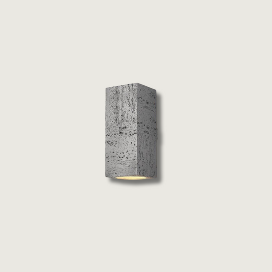 ZenCast – Wabi-Sabi Cement Wall Lamp