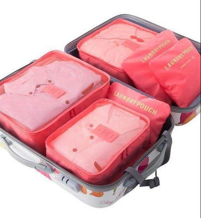 6-Piece Luggage Packing Cubes Travel Set