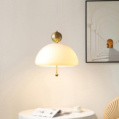 Medieval French Glass Pendant Light – Retro Style