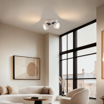 Dual LED Ceiling Spotlight with Adjustable Heads