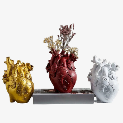 HeartVase Flower Vase - Unique Heart Vase