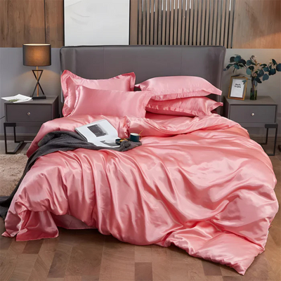 Rayon Bedding Set with Soft Breathable Duvet Cover