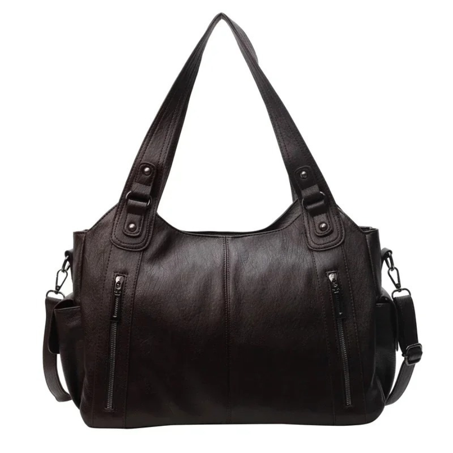 Women’s Classic Multi-Compartment Shoulder Bag – Alma