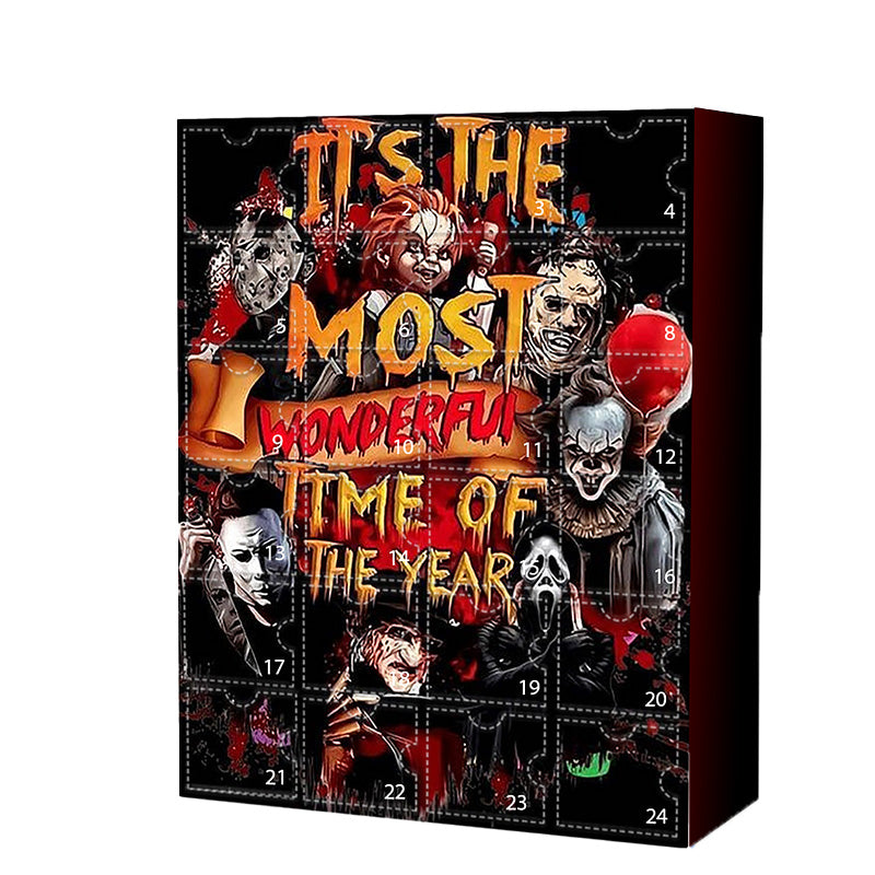 Halloween Horror Movie Advent Calendar with Collectible Figures