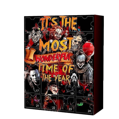 Halloween Horror Movie Advent Calendar with Collectible Figures