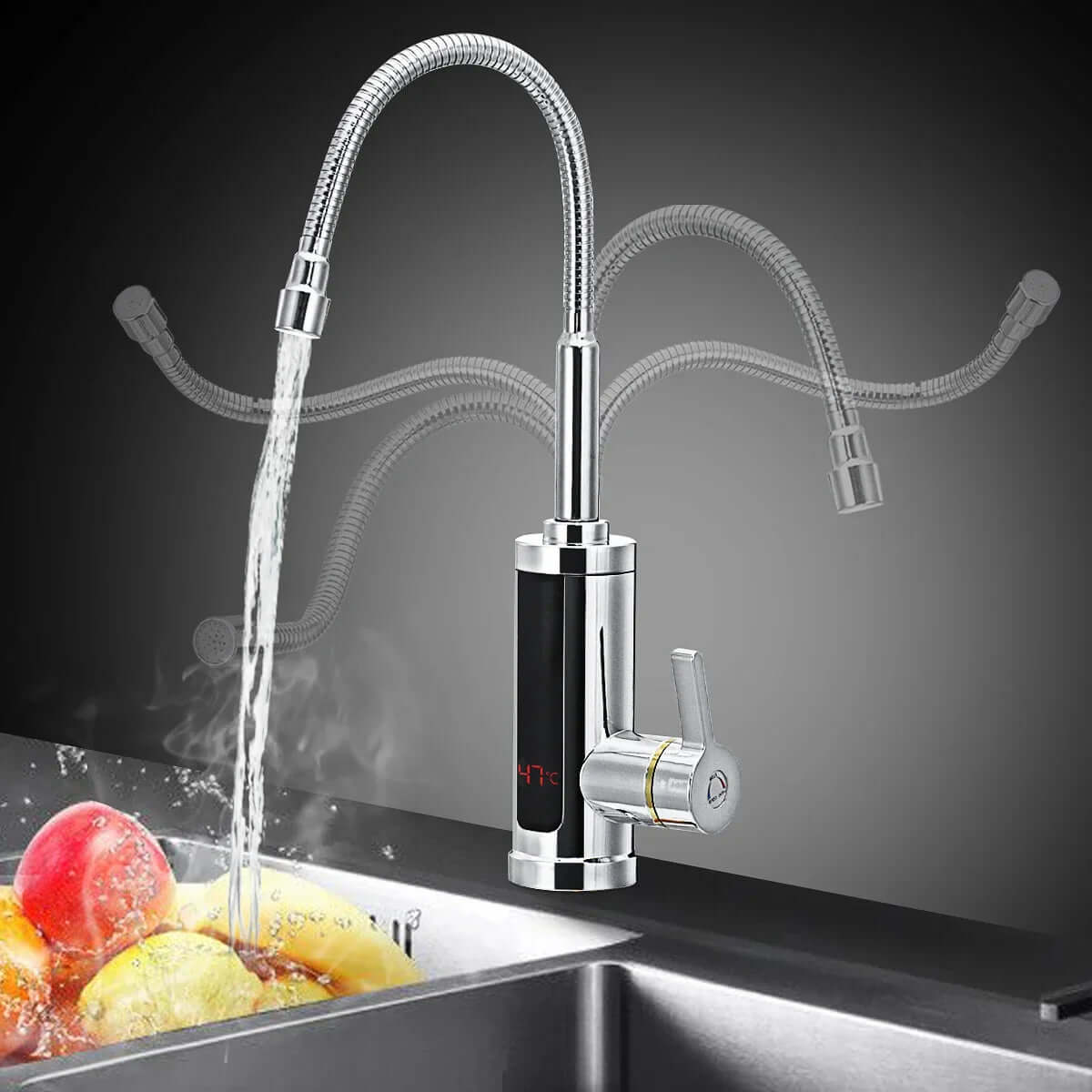 3000W Instant Electric Water Heater Faucet Tankless Tap