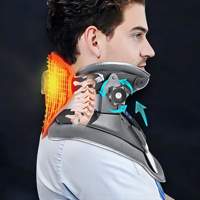 Heated Cervical Traction Device for Neck Pain Relief