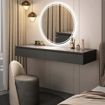 Round LED Bathroom Mirror with Touch and Anti-Fog