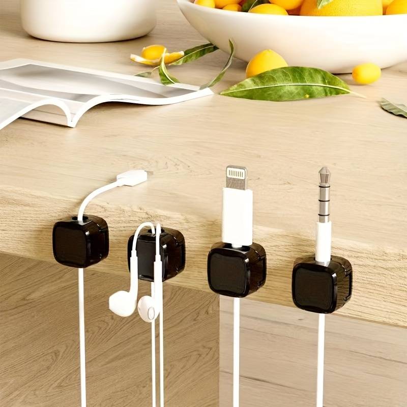 Magnetic Cable Organizer Clip for Desk & Office