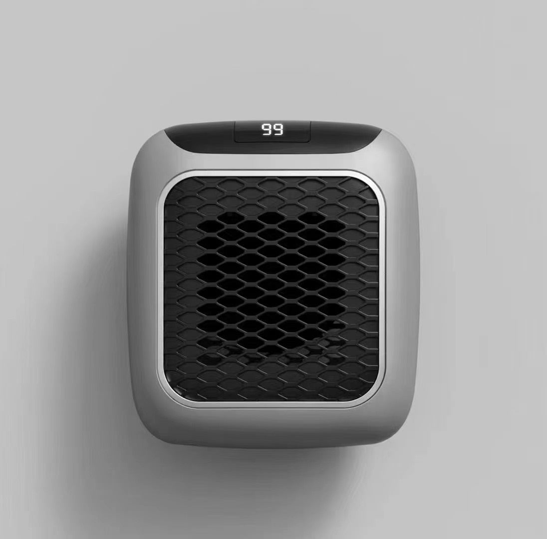 Electric Wall Heater with Remote Control, Mini Fan Heater
